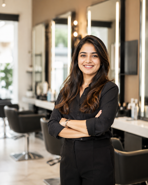 Indian woman salon owner | NearMeConnect